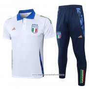 Conjunto Polo del Italia 2024-2025 Branco