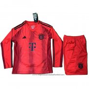 Camisola 1º Bayern de Munique 2024-2025 Crianca Manga Comprida