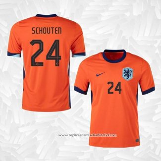 Camisola 1º Holanda Jogador Schouten 2024