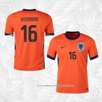 Camisola 1º Holanda Jogador Veerman 2024