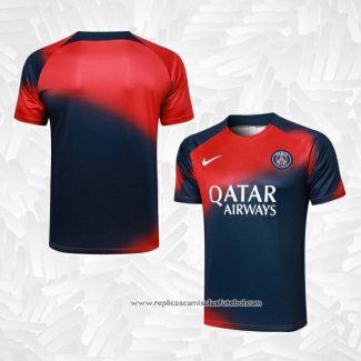 Camisola de Treinamento Paris Saint-Germain 2023-2024 Vermelho y Azul