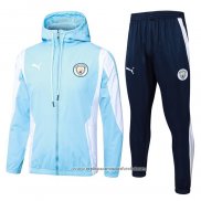 Chandal de Corta-vento do Manchester City 2024-2025 Azul