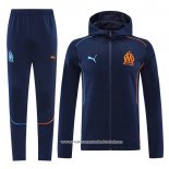 Fato de Treino Hoodie Olympique Marsella 2024-2025 Azul