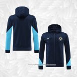 Jaqueta Hoodie Chelsea 2024-2025 Azul