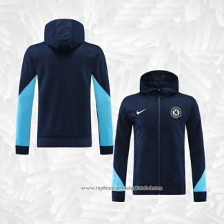 Jaqueta Hoodie Chelsea 2024-2025 Azul