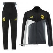 Jaqueta de Treinamento Dortmund 2024-2025 Cinza