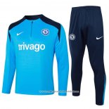 Sueter de Treinamento Chelsea 2024-2025 Crianca Azul