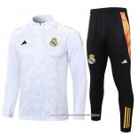 Sueter de Treinamento Real Madrid 2024-2025 Branco