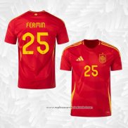 Camisola 1º Espanha Jogador Fermin 2024