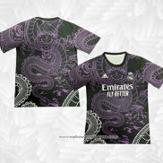 Camisola Real Madrid Dragon 2024-2025 Preto Purpura Tailandia