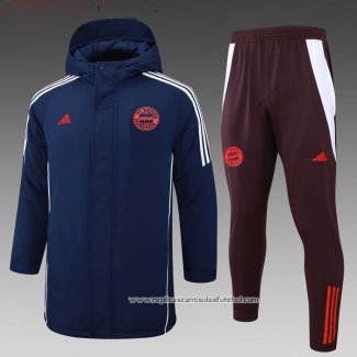 Conjunto de Agasalho Bayern de Munique 2024-2025 Azul