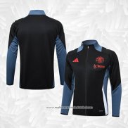 Jaqueta Manchester United 2024-2025 Preto y Cinza