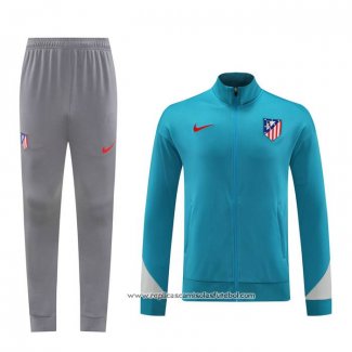 Jaqueta de Treinamento Atletico Madrid 2024-2025 Azul