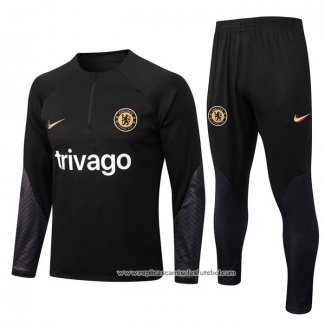 Sueter de Treinamento Chelsea 2022-2023 Preto