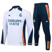 Sueter de Treinamento Real Madrid 2024-2025 Branco