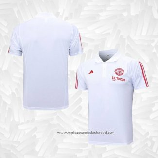 Camisola Polo del Manchester United 2023-2024 Branco