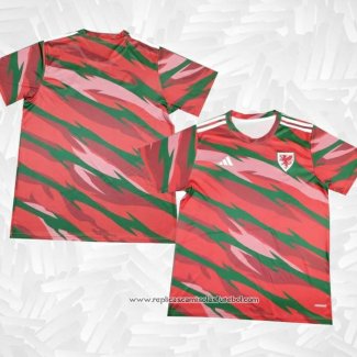 Camisola Pre Match del Pais de Gales 2024 Vermelho