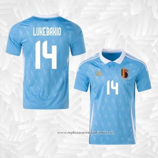 Camisola 2º Belgica Jogador Lukebakio 2024