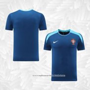 Camisola de Treinamento Portugal 2024-2025 Azul