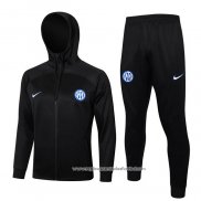 Fato de Treino Hoodie Inter de Milao 2024-2025 Preto