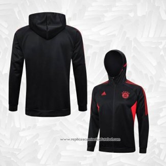 Jaqueta Hoodie Bayern de Munique 2023-2024 Preto