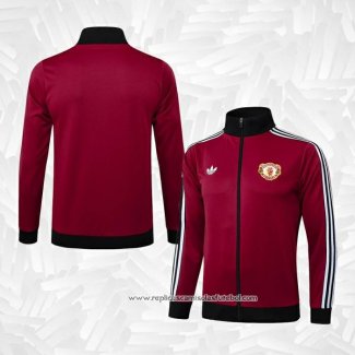 Jaqueta Manchester United 2024-2025 Vermelho Oscuro