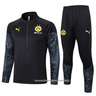 Jaqueta de Treinamento Dortmund 2023-2024 Preto