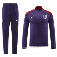 Sueter de Treinamento Inglaterra 2024-2025 Purpura