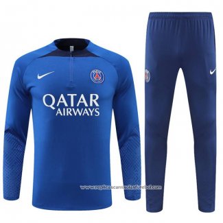 Sueter de Treinamento Paris Saint-Germain 2022-2023 Azul Oscuro