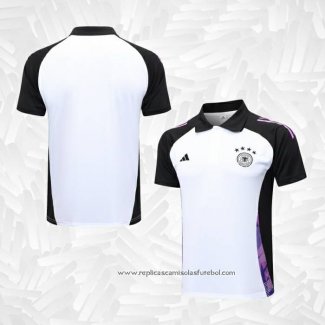 Camisola Polo del Alemanha 2024-2025 Branco