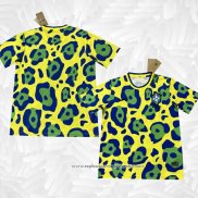 Camisola Pre Match del Brasil 2024 Amarelo Verde