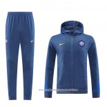 Fato de Treino Hoodie Inter de Milao 2024-2025 Azul