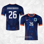 Camisola 2º Holanda Jogador Gravenberch 2024