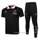 Conjunto Polo del Paris Saint-Germain Jordan 2024-2025 Preto