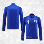 Jaqueta Manchester United 2024-2025 Azul