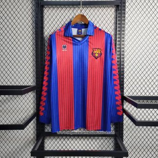 Retro Camisola 1º Barcelona 1992 Manga Comprida