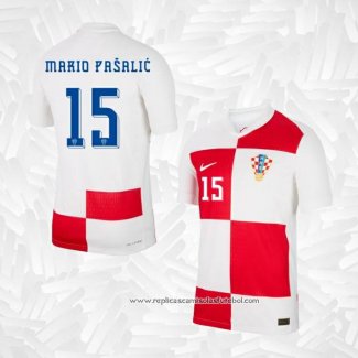 Camisola 1º Croacia Jogador Mario Pasalic 2024