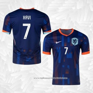 Camisola 2º Holanda Jogador Xavi 2024