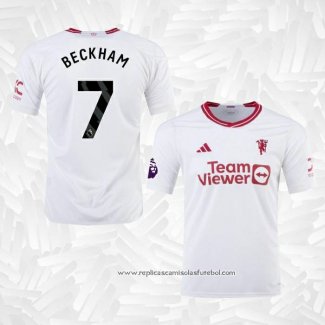 Camisola 3º Manchester United Jogador Beckham 2023-2024