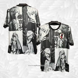 Camisola Japao Anime 2024-2025 Preto y Branco Tailandia