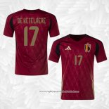 Camisola 1º Belgica Jogador De Ketelaere 2024