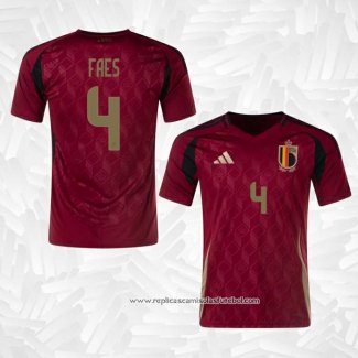 Camisola 1º Belgica Jogador Faes 2024