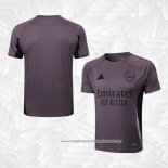 Camisola de Treinamento Arsenal 2024-2025 Cinza Purpura