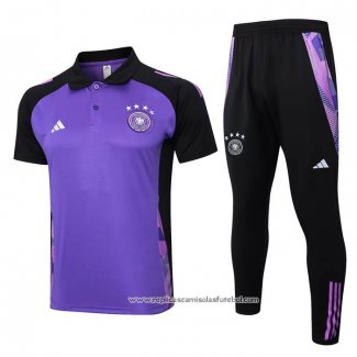 Conjunto Polo del Alemanha 2024-2025 Purpura