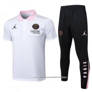 Conjunto Polo del Paris Saint-Germain Jordan 2024-2025 Branco