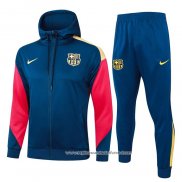 Fato de Treino Hoodie Barcelona 2024-2025 Azul