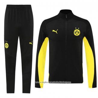 Jaqueta de Treinamento Dortmund 2024-2025 Preto