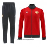 Jaqueta de Treinamento Manchester United 2024-2025 Vermelho