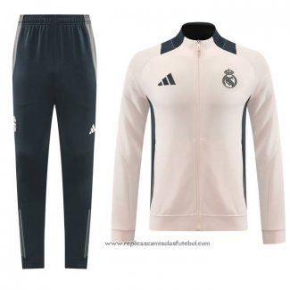 Jaqueta de Treinamento Real Madrid 2024-2025 Rosa