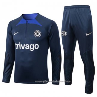 Sueter de Treinamento Chelsea 2022-2023 Azul